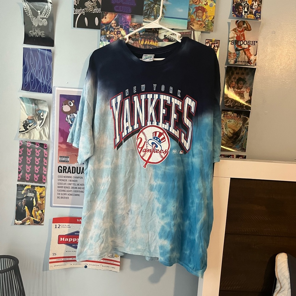 47’ New York Yankees graphic tee tie-dye XXL